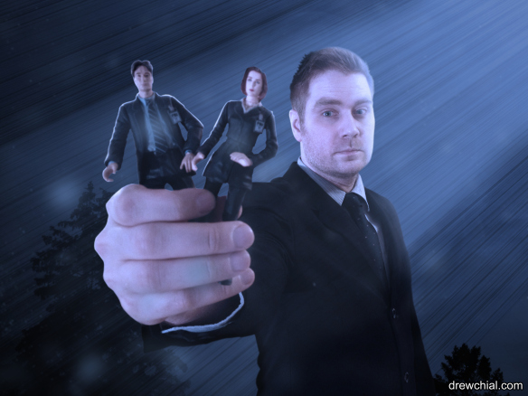 1. Grown Man with Action Figures